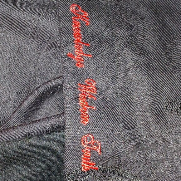 ROBERT GRAHAM WESTPORT EXCLUSIVE EMBROIDERED PAISLEY BLACK FLIP CUFF SHIRT XL - Picture 8 of 10